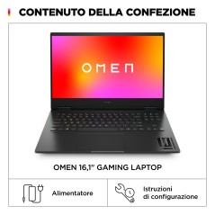 OMEN by HP 16-wf1007nl Intel® Core™ i9 i9-14900HX Computer portatile 40,9 cm (16.1") Quad HD 32 GB DDR5-SDRAM 2 TB SSD NVIDIA
