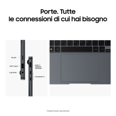 Samsung Galaxy Book4 Pro Laptop, Intel® Core™ Ultra 7 155H, 16GB RAM, 512GB SSD, 16" Dynamic AMOLED 2X touch, Windows 11 Home,