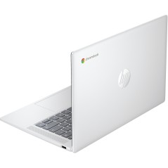 HP Chromebook 14a-nf0015nl Intel® N N100 35,6 cm (14") HD 4 GB LPDDR5-SDRAM 128 GB eUFS Wi-Fi 6E (802.11ax) ChromeOS Argento