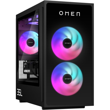 HP OMEN 35L GT16-0017nl Intel Core Ultra 9 285K 64 GB DDR5-SDRAM 2 TB SSD NVIDIA GeForce RTX 4090 Windows 11 Home Tower PC Nero