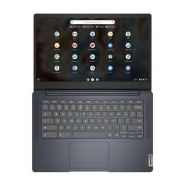 Lenovo IdeaPad 3 CB Chromebook 35,6 cm (14") Full HD MediaTek 8 GB LPDDR4x-SDRAM 64 GB eMMC Wi-Fi 5 (802.11ac) Chrome OS Blu ...