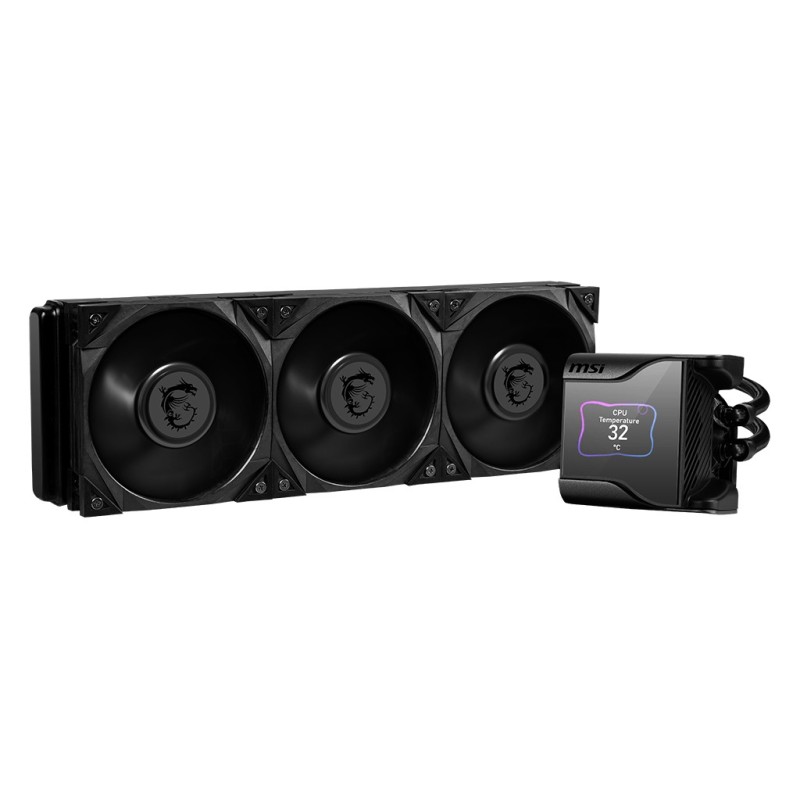 MSI MEG CORELIQUID S360 sistema di raffreddamento per computer Processore Raffreddatore di liquidi tutto in uno 14 cm Nero MSI MEG CORELIQUID S360 sistema di raffreddamento per computer Processore Raffreddatore di liquidi tutto in uno 14 cm Nero