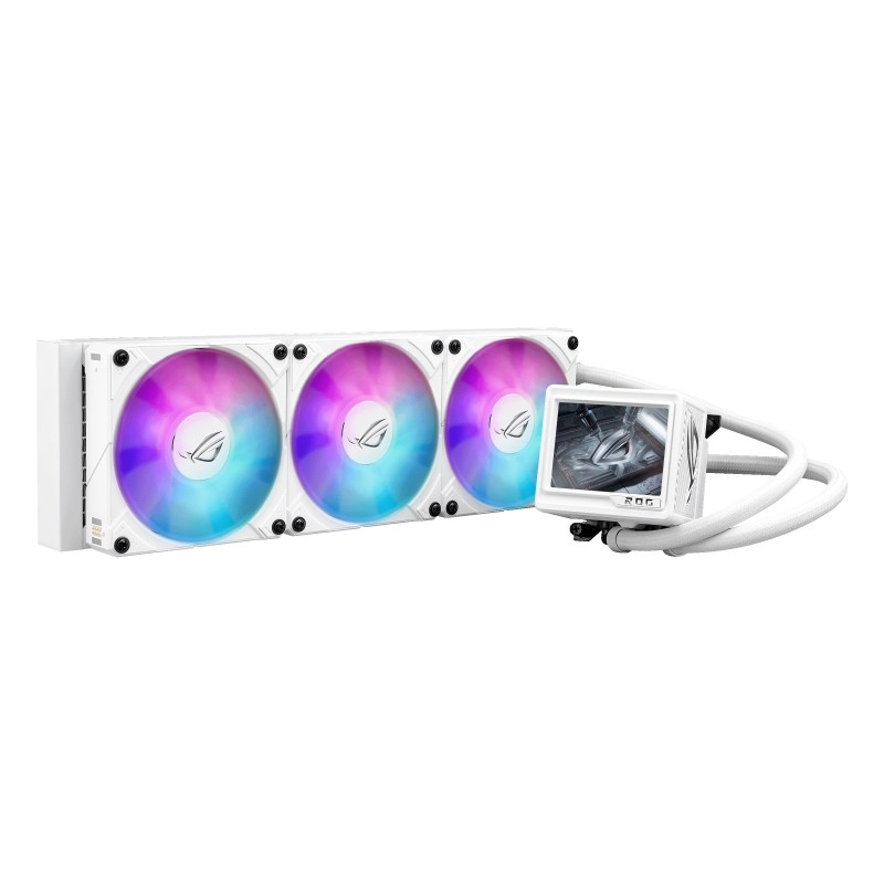 ASUS ROG RYUJIN III 360 ARGB EXTREME WHT Processore Raffreddatore di liquidi tutto in uno 12 cm Bianco 1 pz ASUS ROG RYUJIN III 360 ARGB EXTREME WHT Processore Raffreddatore di liquidi tutto in uno 12 cm Bianco 1 pz