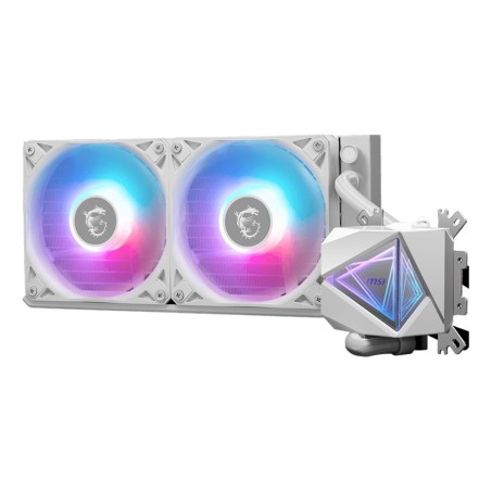 MSI MAG CORELIQUID I240 Processore Kit di raffreddamento a liquido 12 cm Bianco 1 pz