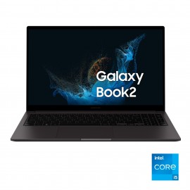 Samsung Galaxy Book2 Laptop, Processore Intel Core i5 di dodicesima generazione, 15.6 Pollici, Windows 11 Home, 8GB RAM, SSD