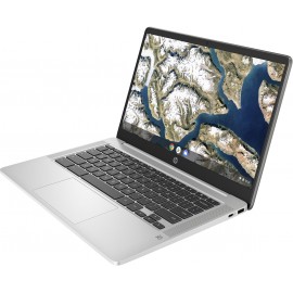HP Chromebook 14a-na0071nl 35,6 cm (14") Full HD Intel® Celeron® N N4120 4 GB LPDDR4-SDRAM 64 GB eMMC Wi-Fi 5 (802.11ac)