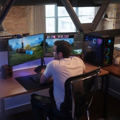 HP OMEN 40L GT21-2007nl Intel® Core™ i7 i7-14700K 32 GB DDR5-SDRAM 1 TB SSD NVIDIA GeForce RTX 4090 FreeDOS Tower PC Nero